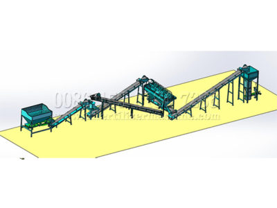 Low Investment Powdery Organic Fertilizer Production Line